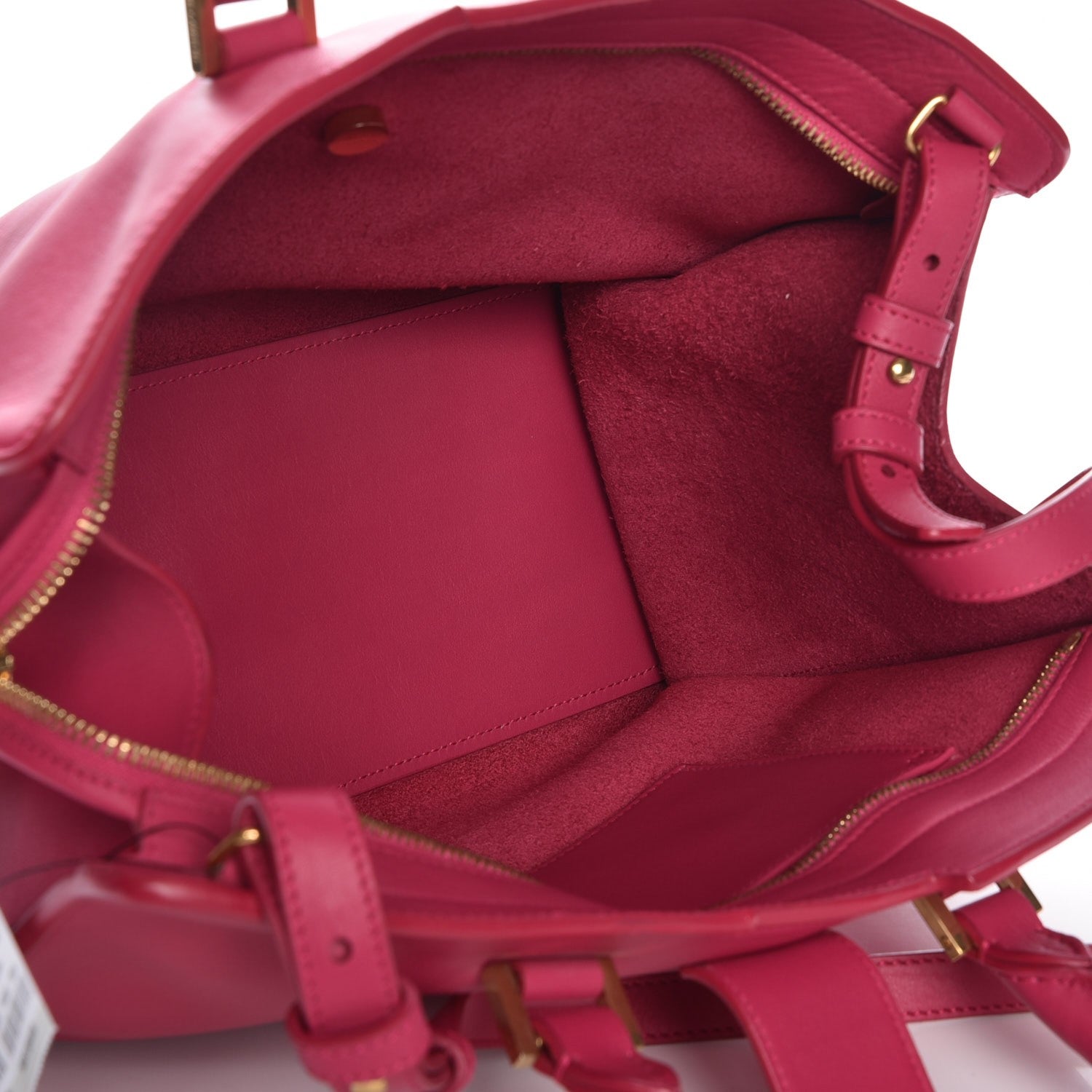 Saint Laurent Calfskin Small Classic Y Cabas Fuchsia 6 of 8