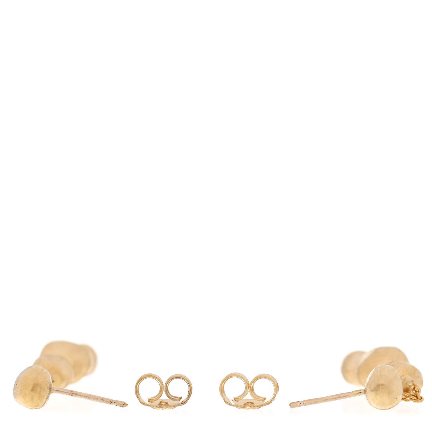 18K Yellow Gold Africa 3 Drop Earrings