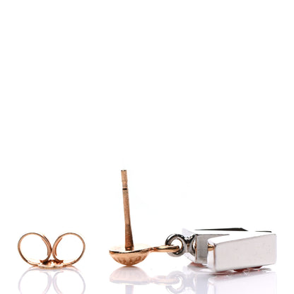 Louis Vuitton Swarovski Crystal Spiky Valentine Earrings Set of 3 Silver Gold 3 of 4