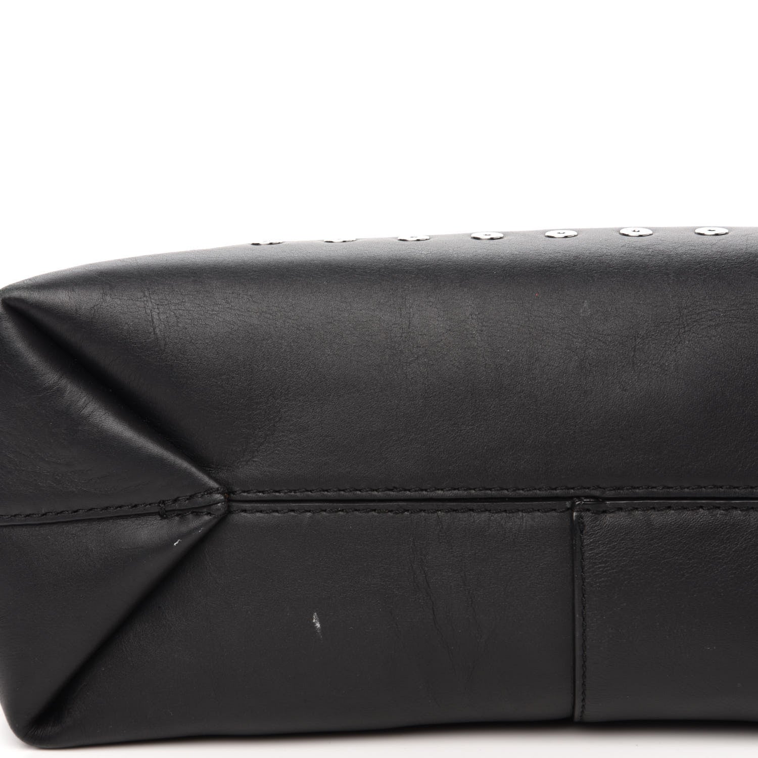Alexander Wang Lambskin Eyelets Marion Tote Black Silver Hardware 10 of 11