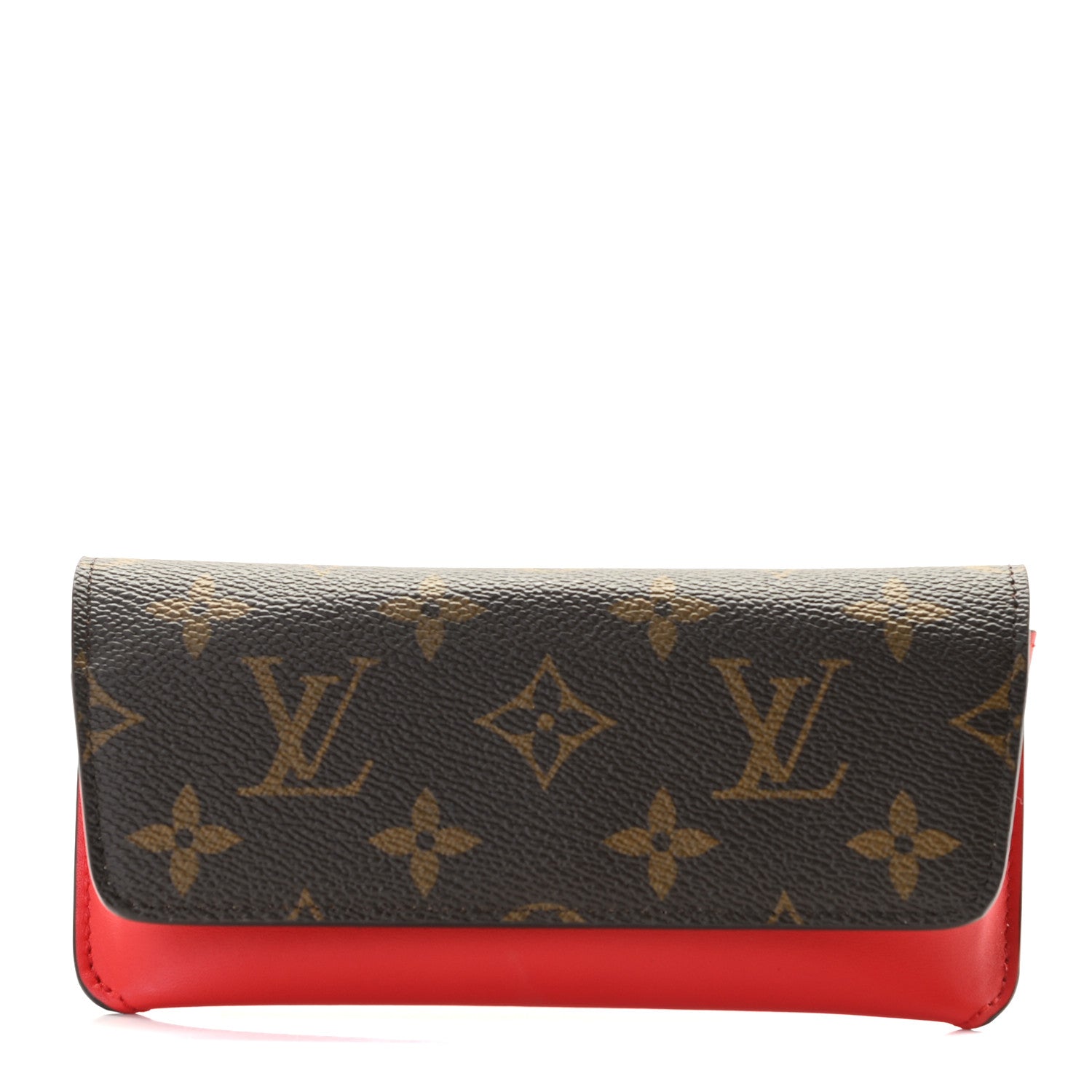 Louis Vuitton Monogram Woody Sunglass Case Rouge 1 of 9