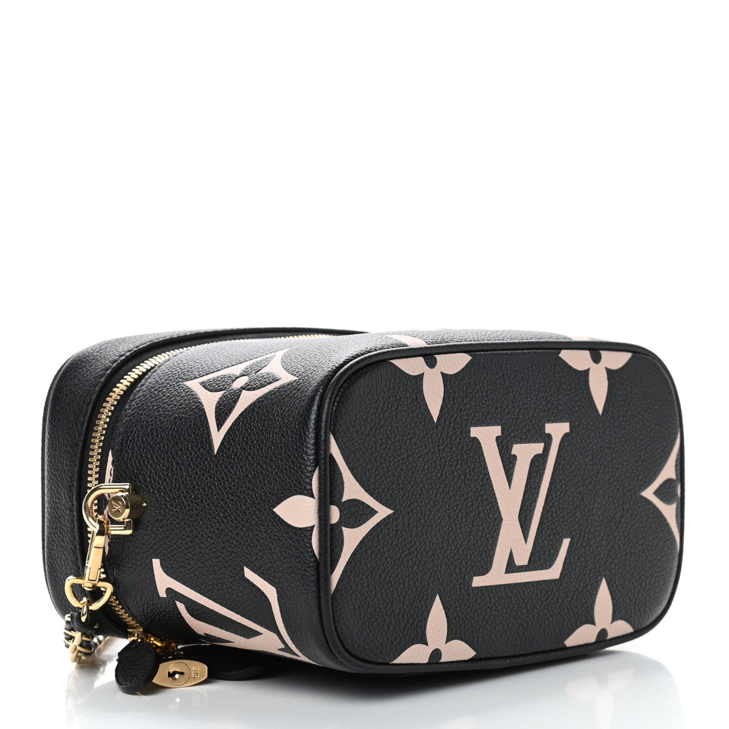 Louis Vuitton Empreinte Monogram Giant Vanity PM Black Beige 3 of 4