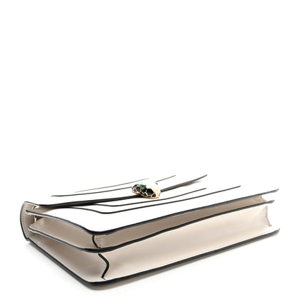 Bulgari Calfskin Serpenti Forever Crossbody Bag White Agate 5 of 12