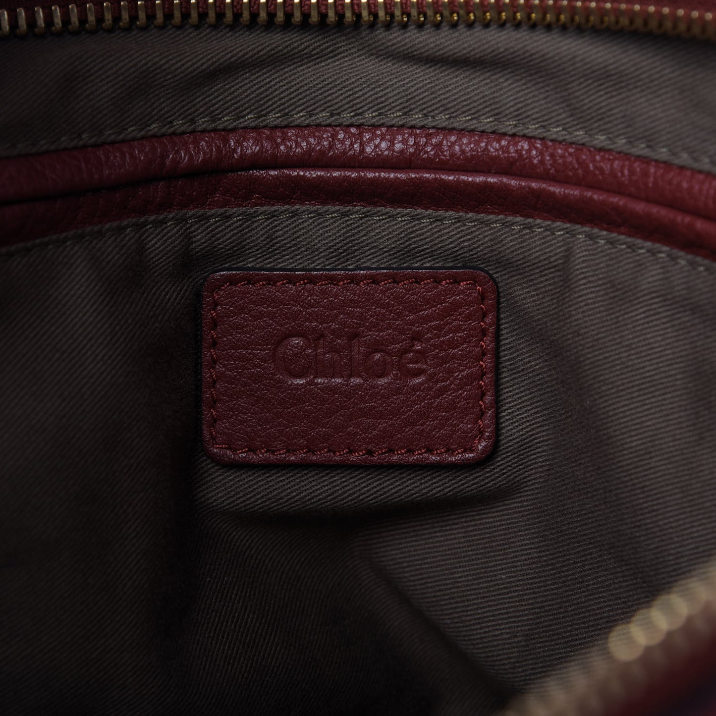 Calfskin Large Marcie Satchel Garnet