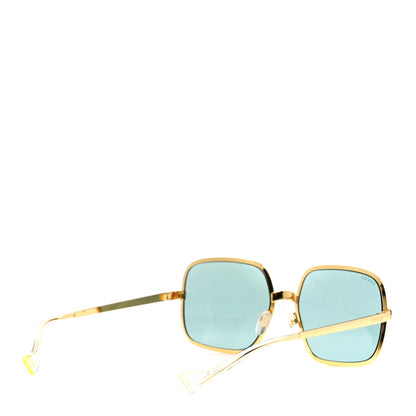 Gucci Metal Oversized Sunglasses GG1063S Gold 4 of 8