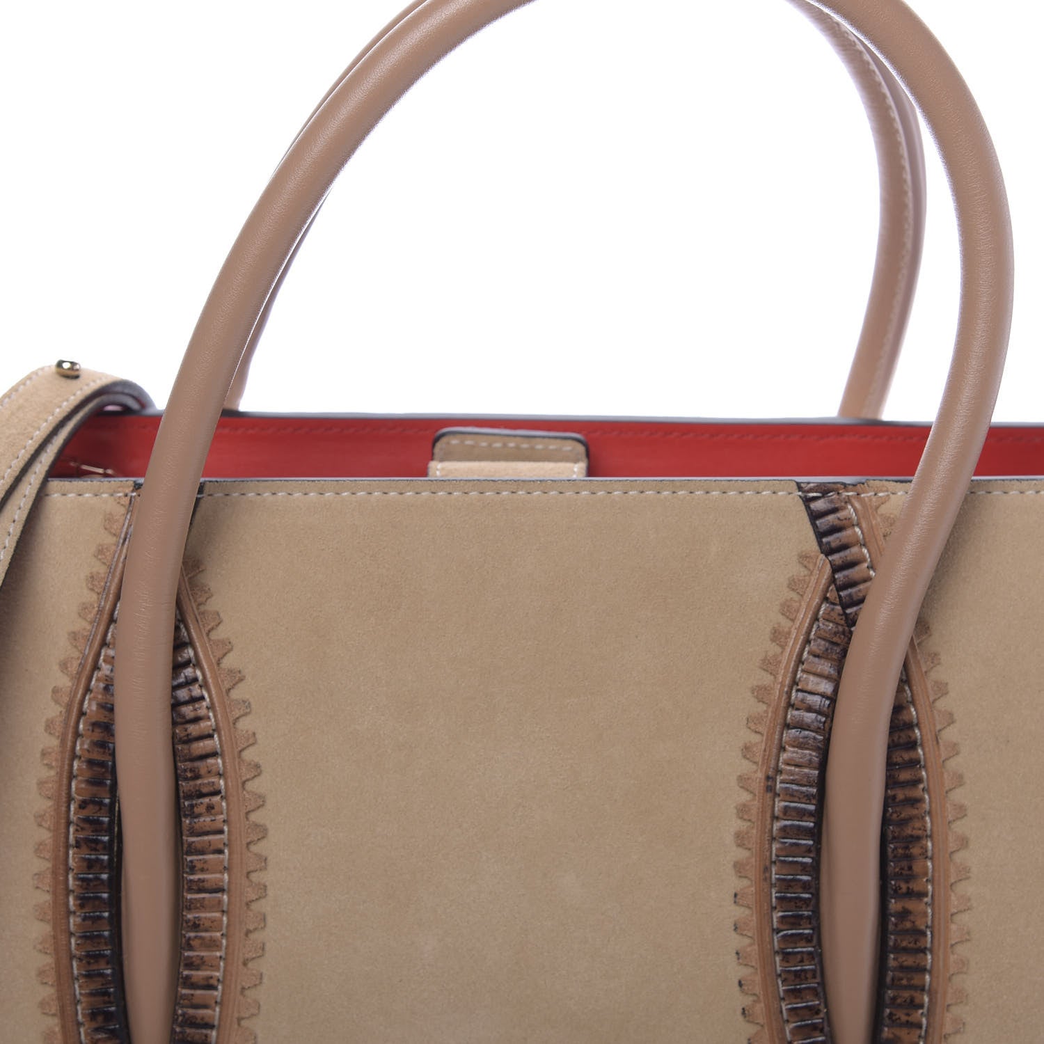 Christian Louboutin Trepointe Suede Large Paloma Ivory 12 of 14