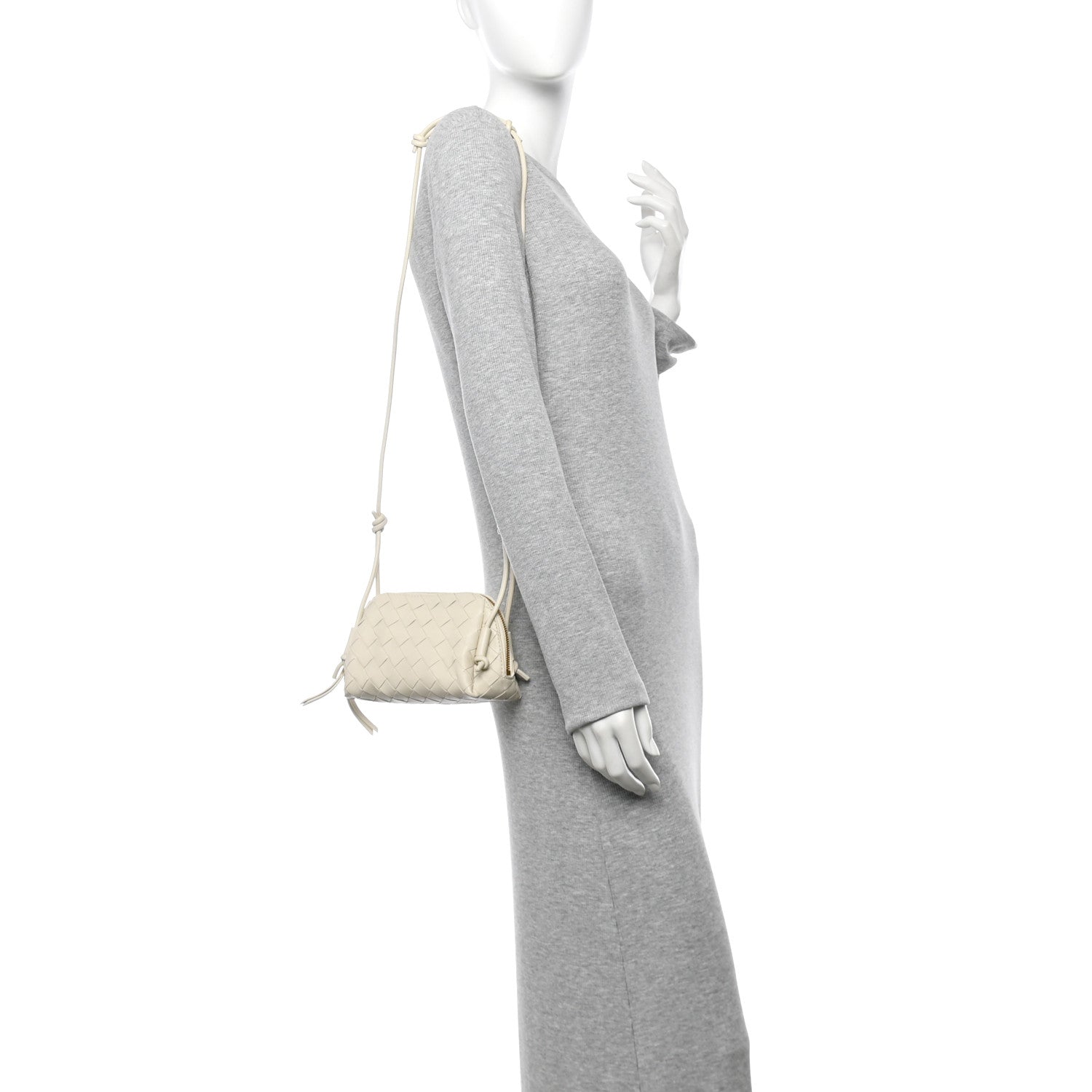 Bottega Veneta Nappa Intrecciato Concert Pouch Sea Salt 2 of 10