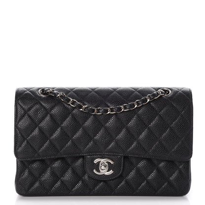 Chanel Caviar Quilted Medium Double Flap Black 1 of 8