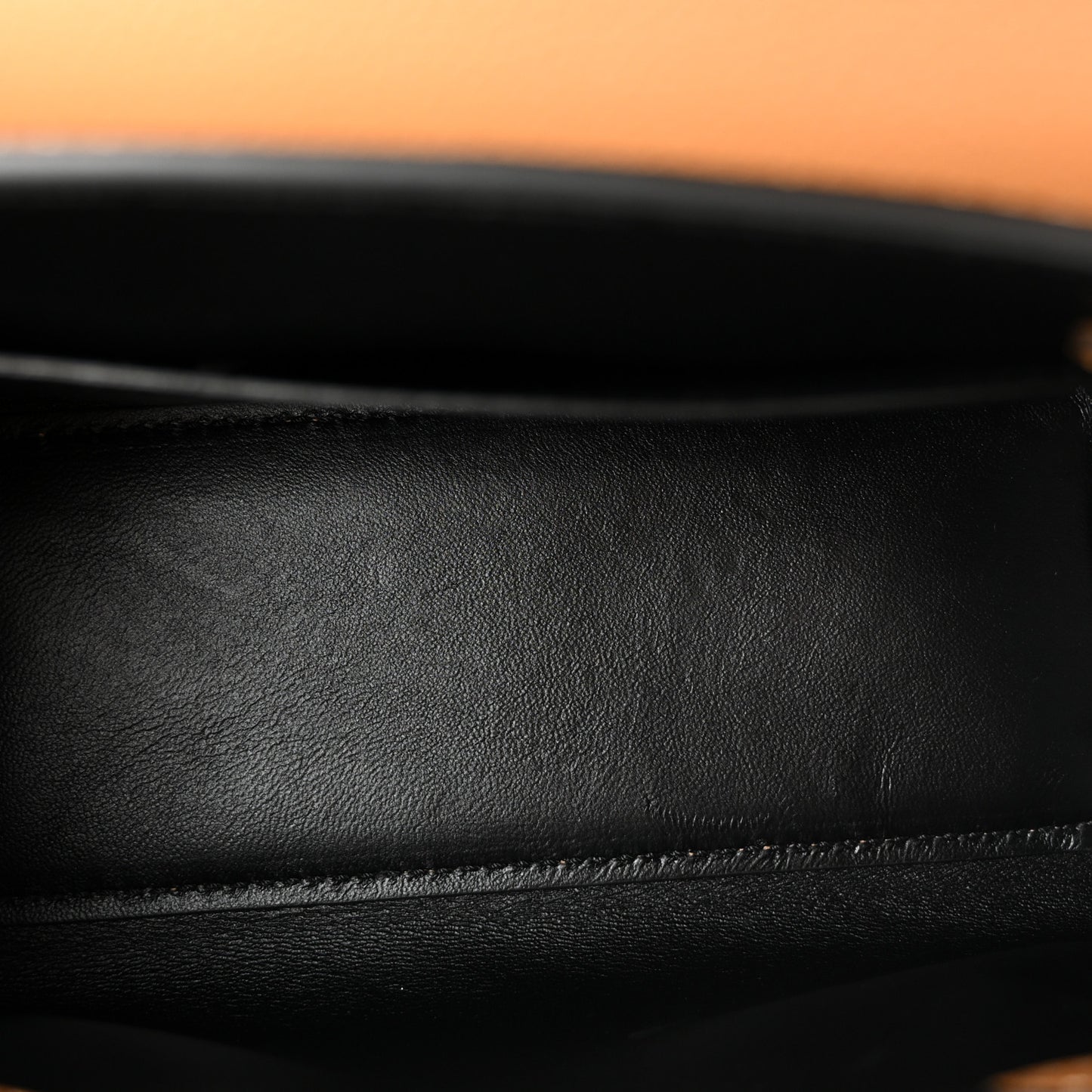 Grained Calfskin Small La Medusa Top Handle Bag Brown