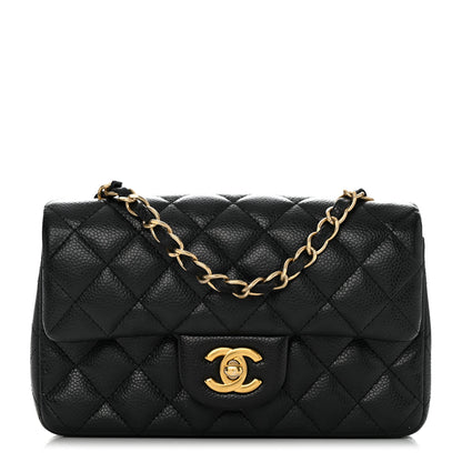 Chanel Caviar Quilted Mini Rectangular Flap Black 1 of 11