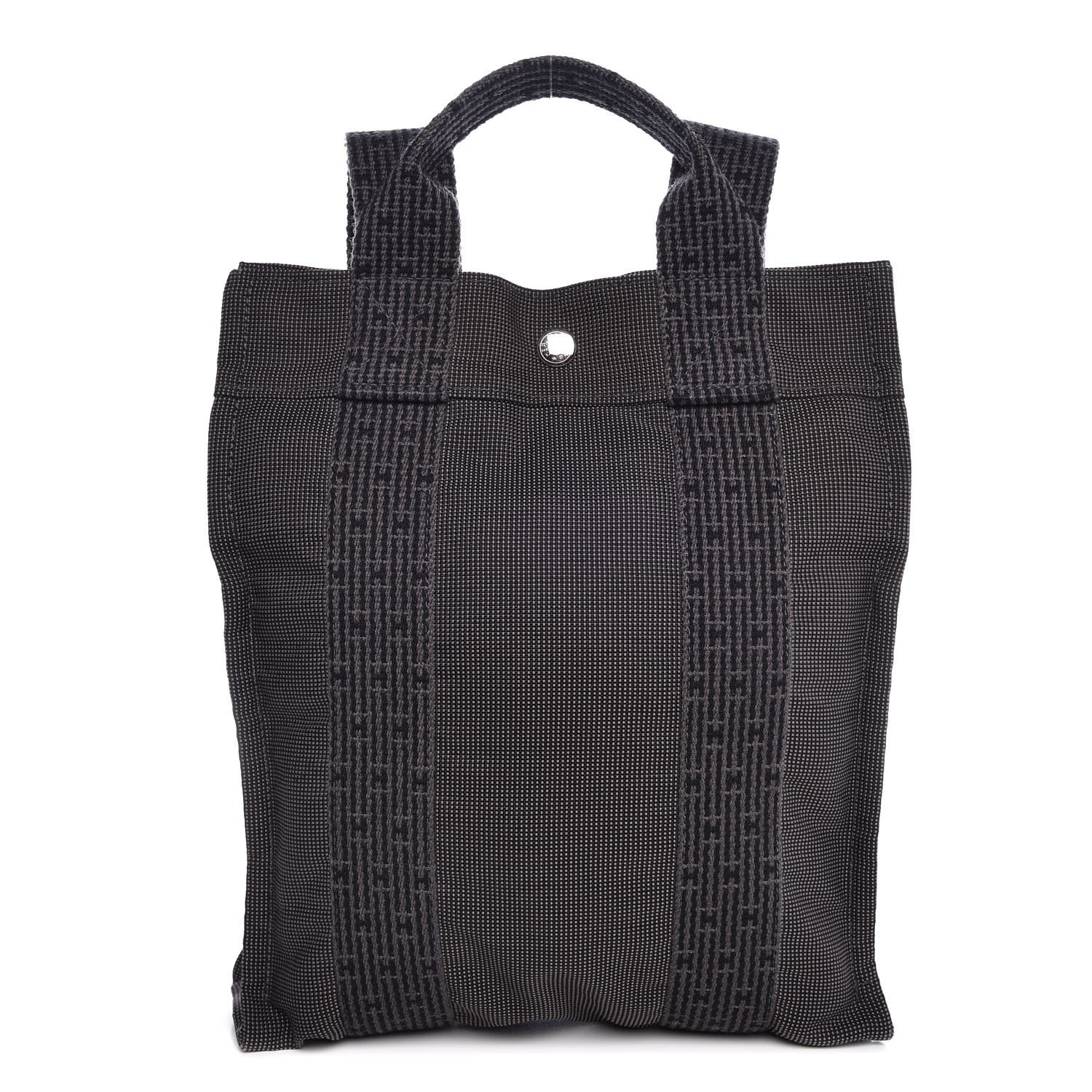 Hermes Canvas Herline Backpack Grey 1 of 7