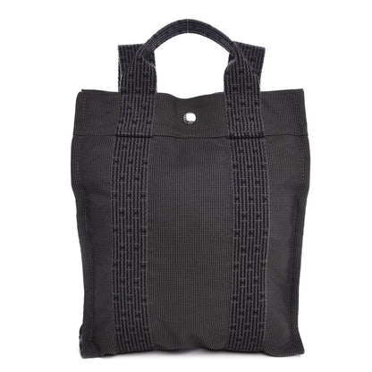 Hermes Canvas Herline Backpack Grey 1 of 7