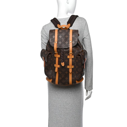 Louis Vuitton Taurillon Monogram Christopher MM Backpack 2 of 9