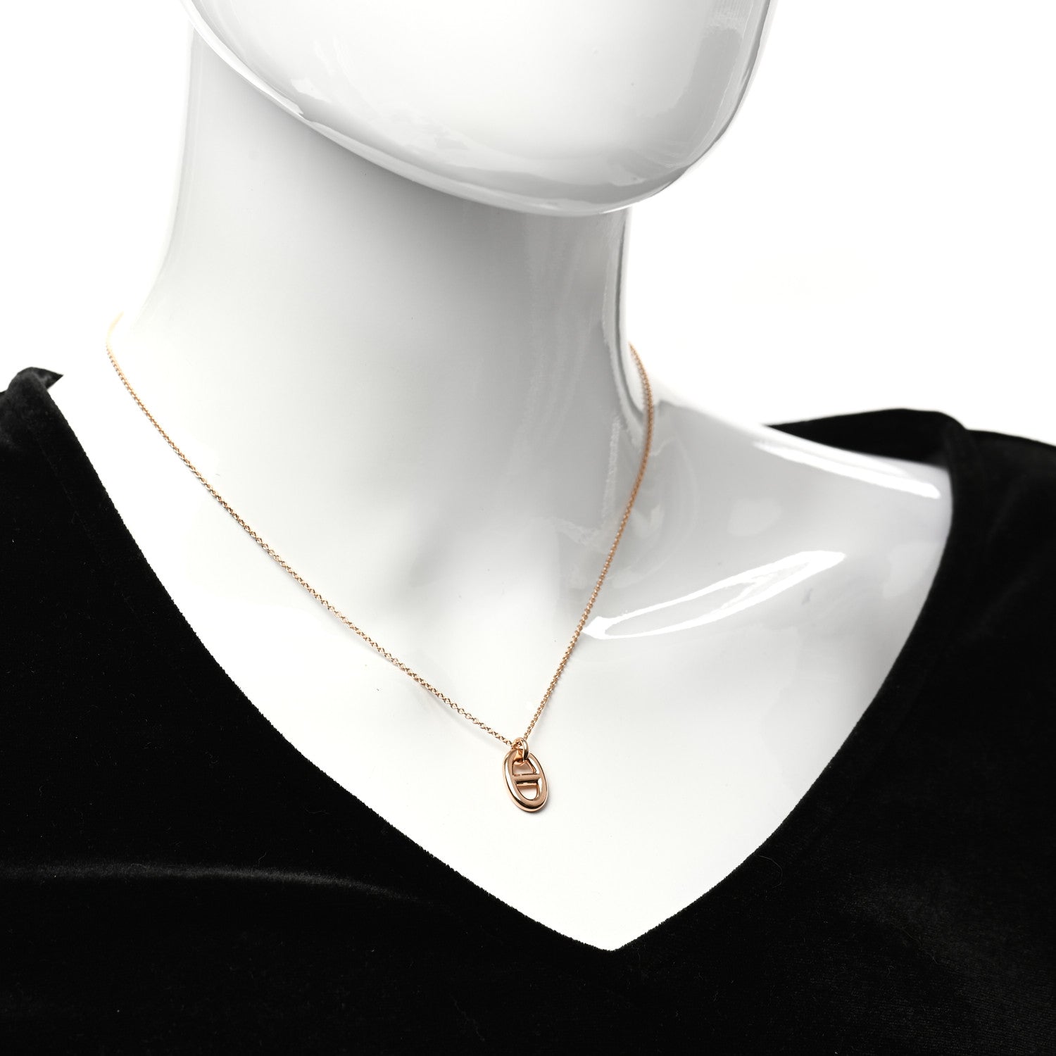 Hermes 18K Rose Gold PM Farandole Pendant Necklace 2 of 6