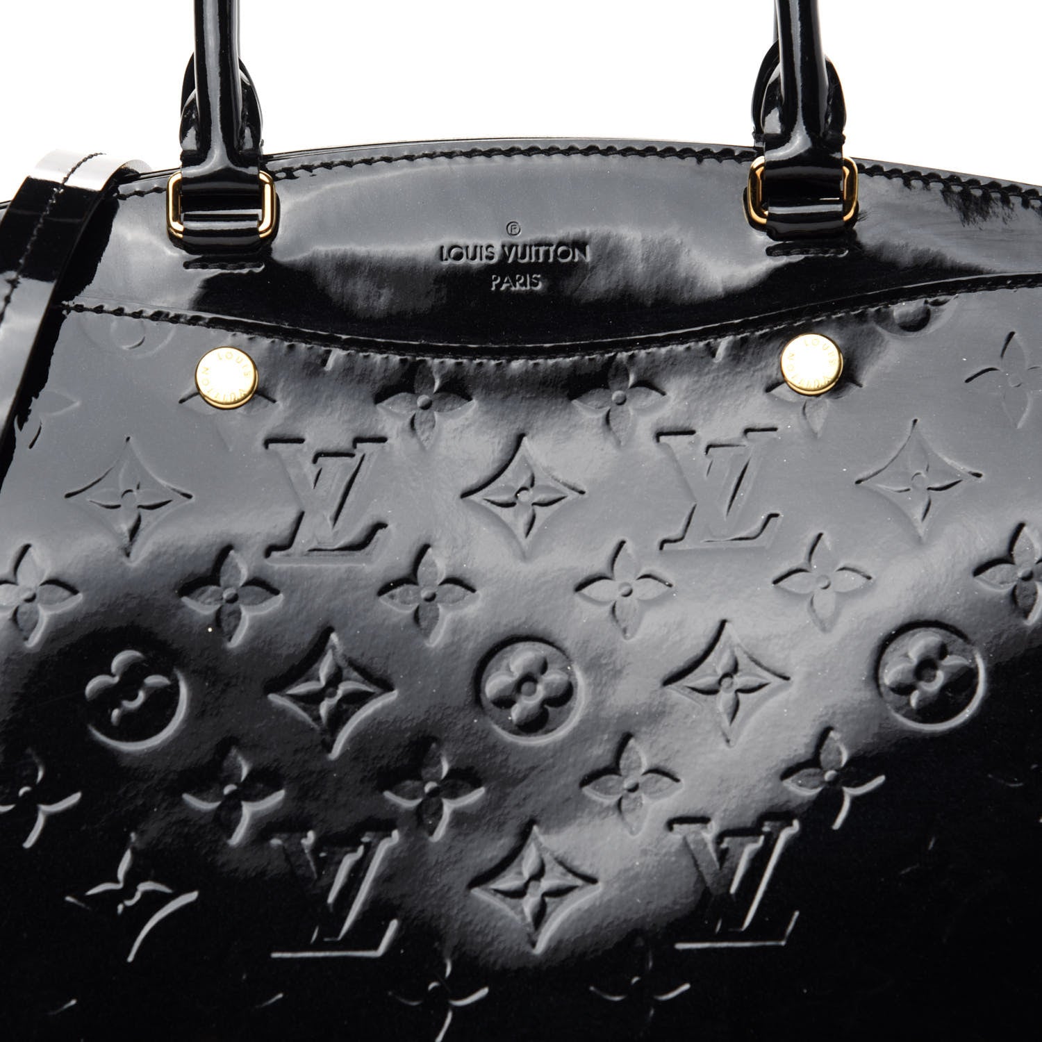 Louis Vuitton Vernis Brea MM Black 10 of 10