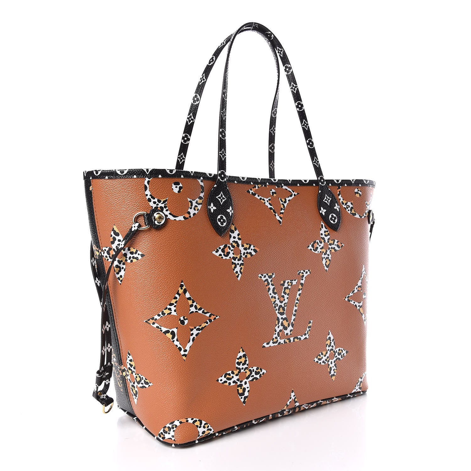 Louis Vuitton Monogram Giant Jungle Neverfull MM Black 4 of 11