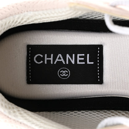 Chanel Fabric CC Womens Sneakers 37 Light Pink 7 of 9