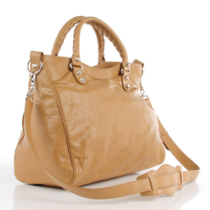 Balenciaga Agneau Giant 12 Silver Hardware Velo Beige Nougatine 3 of 12