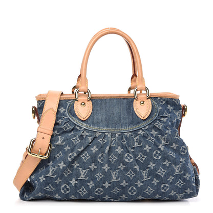 Louis Vuitton Denim Neo Cabby MM Blue 1 of 10