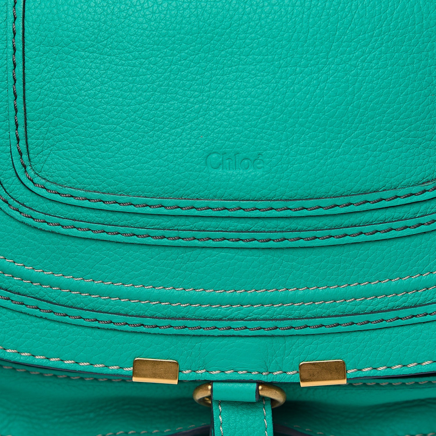 Chloe Calfskin Medium Marcie Satchel Jade Green 9 of 9
