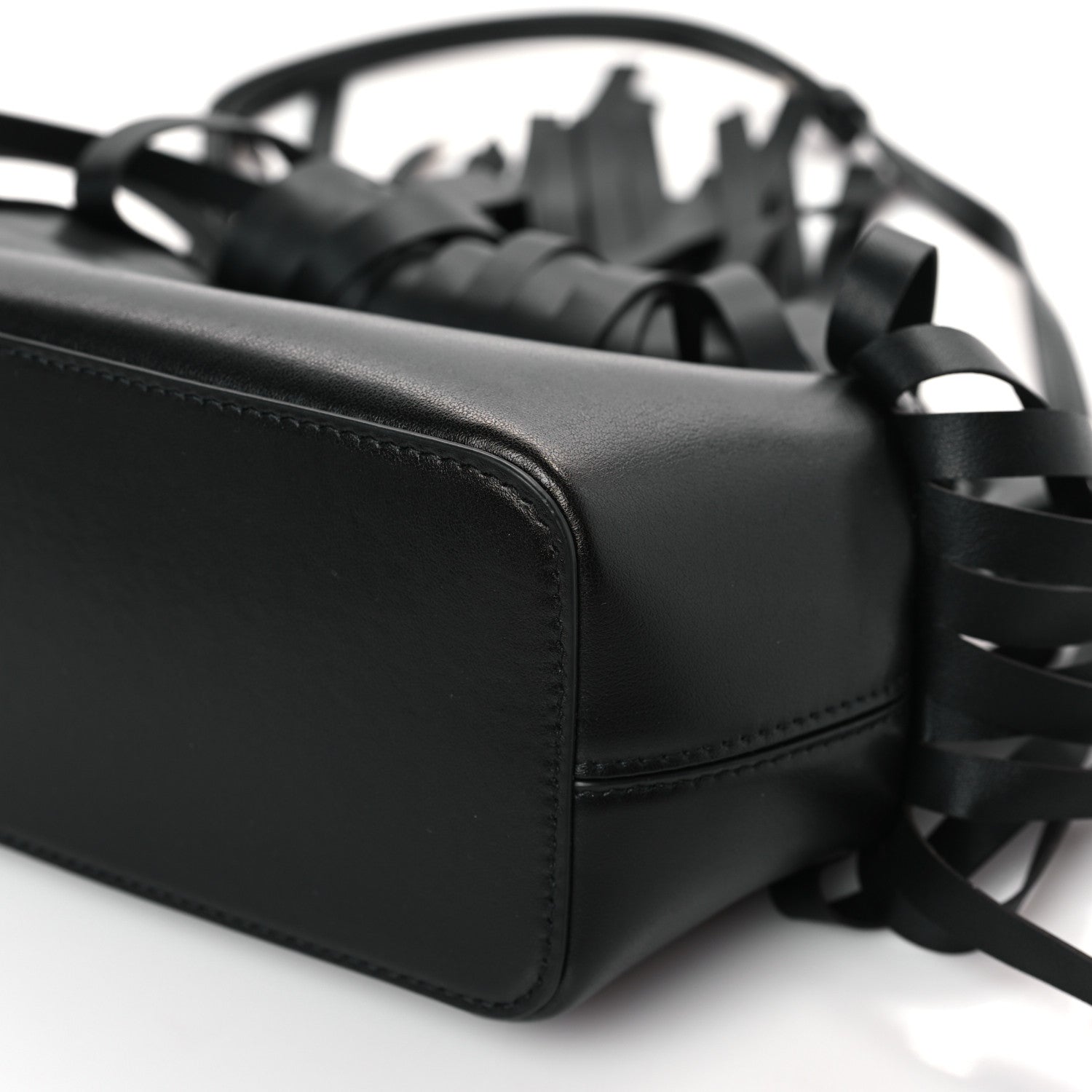 Alexander McQueen Calfskin Fringe Mini The Peak Bag 8 of 8