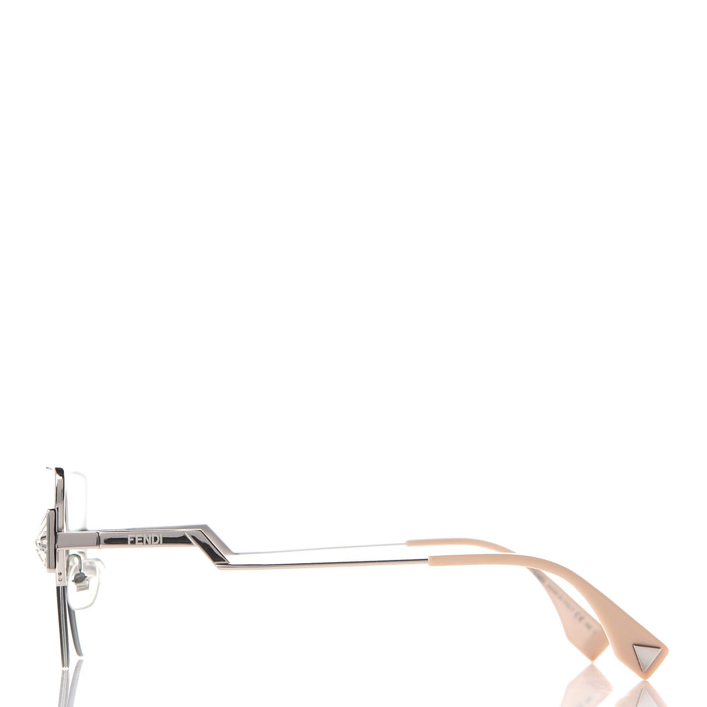 Metal Crystal Sunglasses FF 0242/S Silver