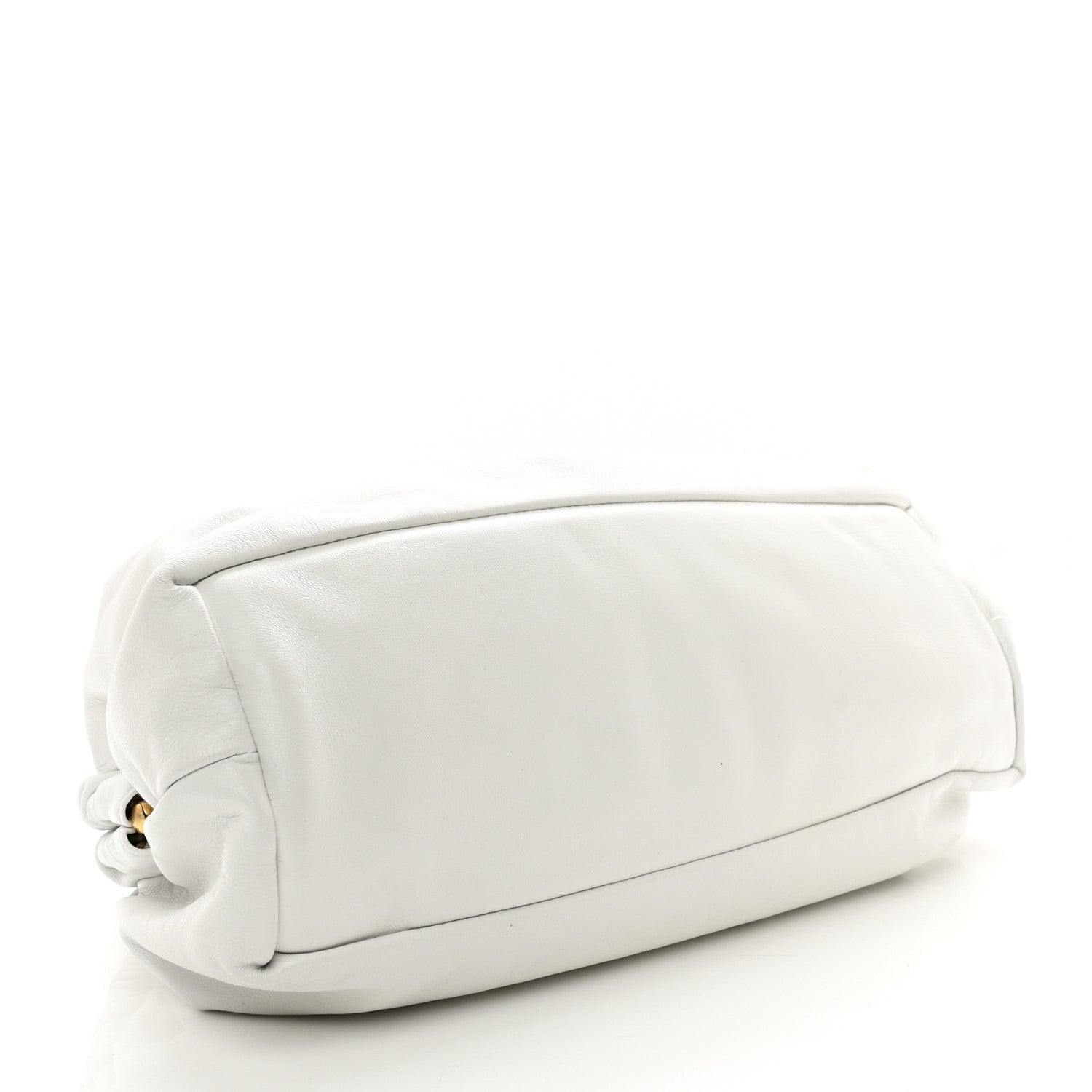 Mansur Gavriel Lambskin Cloud Clutch White 4 of 9