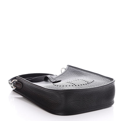 Hermes Taurillon Clemence Evelyne TPM Black 4 of 8