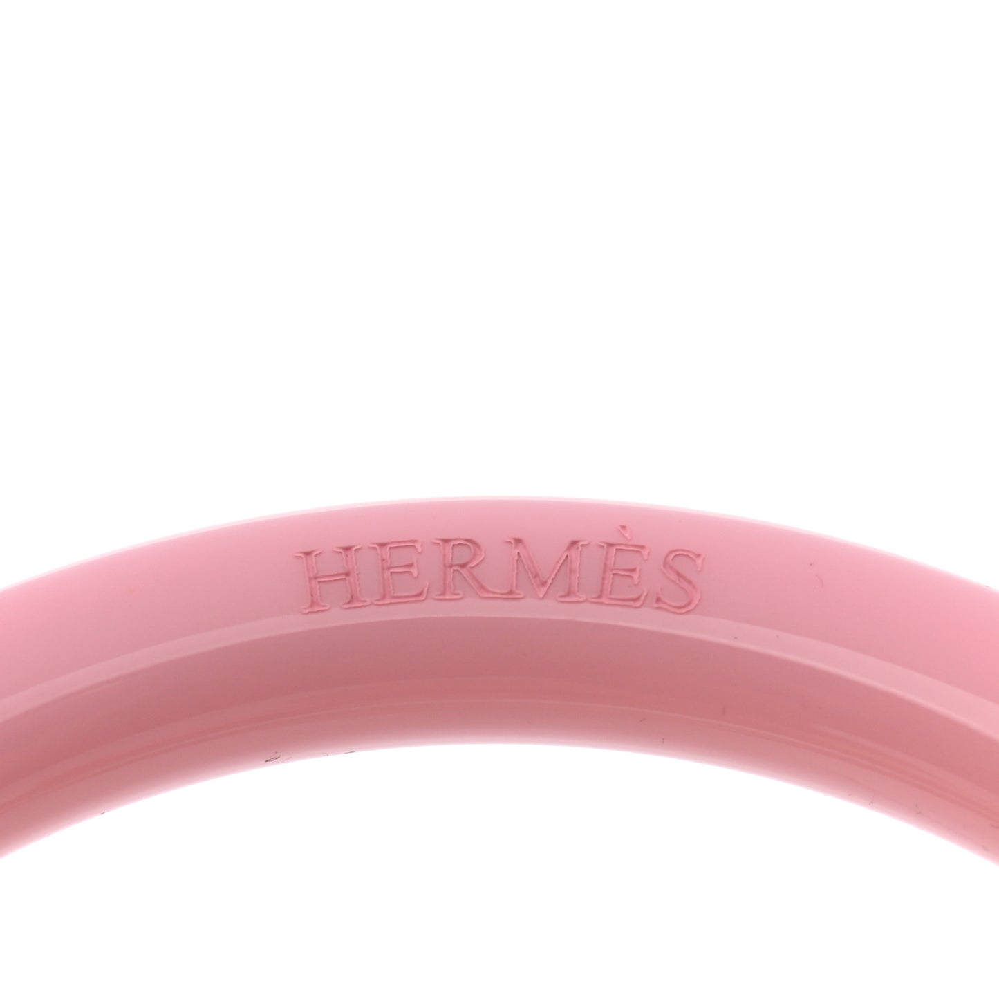 Lacquered Wood H Equipe PM Bangle Bracelet T2 Sunset