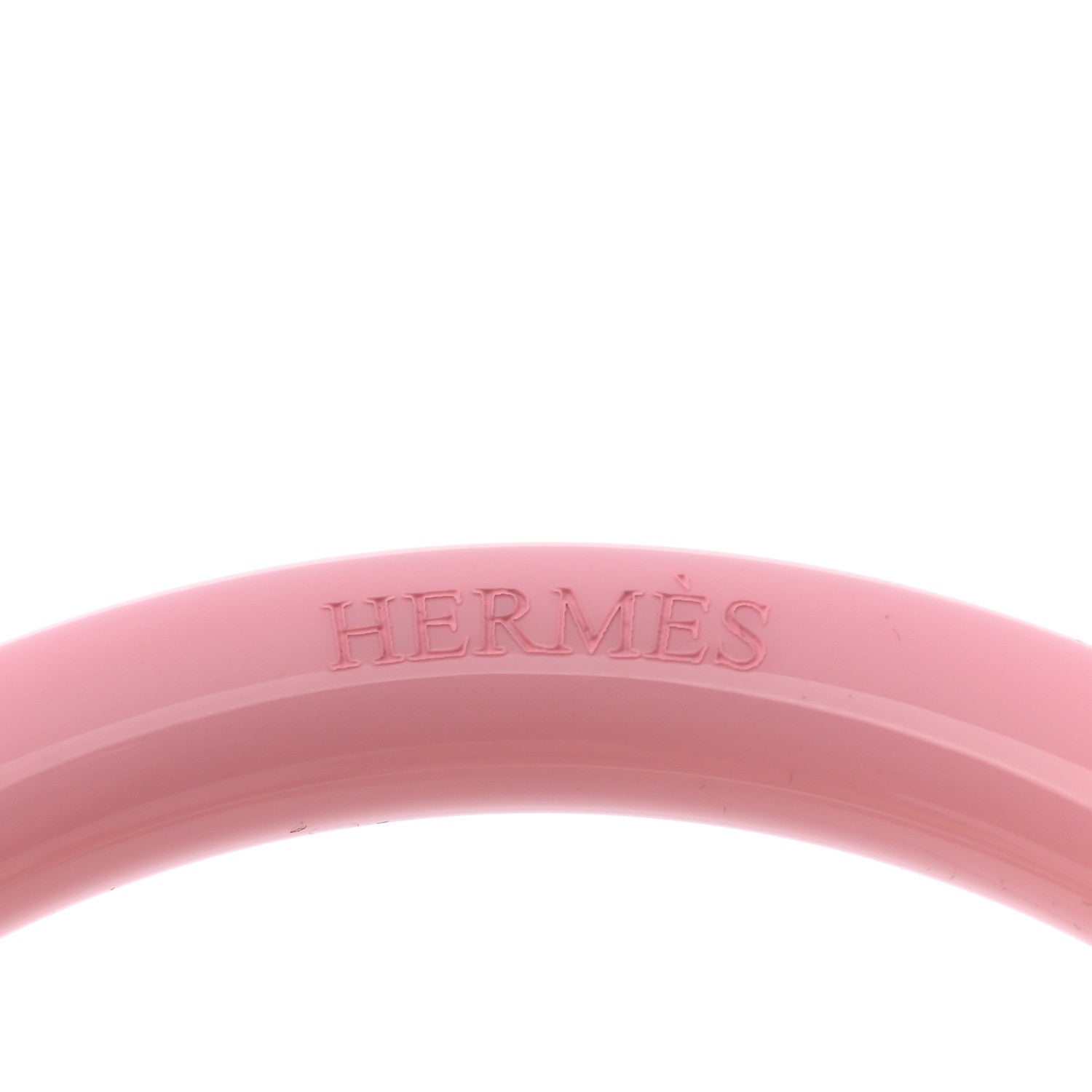Hermes Lacquered Wood H Equipe PM Bangle Bracelet T2 Sunset 4 of 6