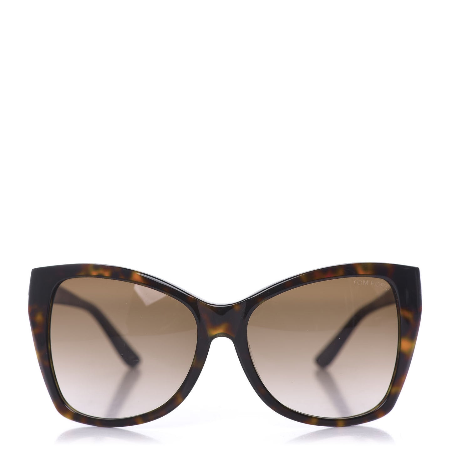 Carli Oversize Square Cateye Sunglasses TF295 Havana Brown