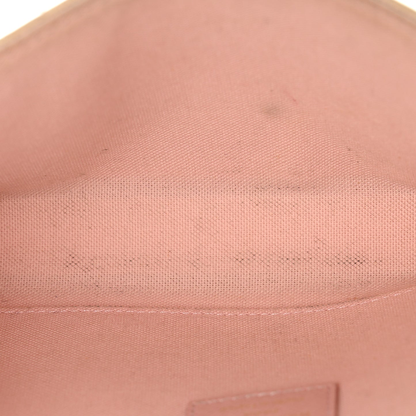 Damier Azur Pochette Felicie Chain Wallet Rose Ballerine