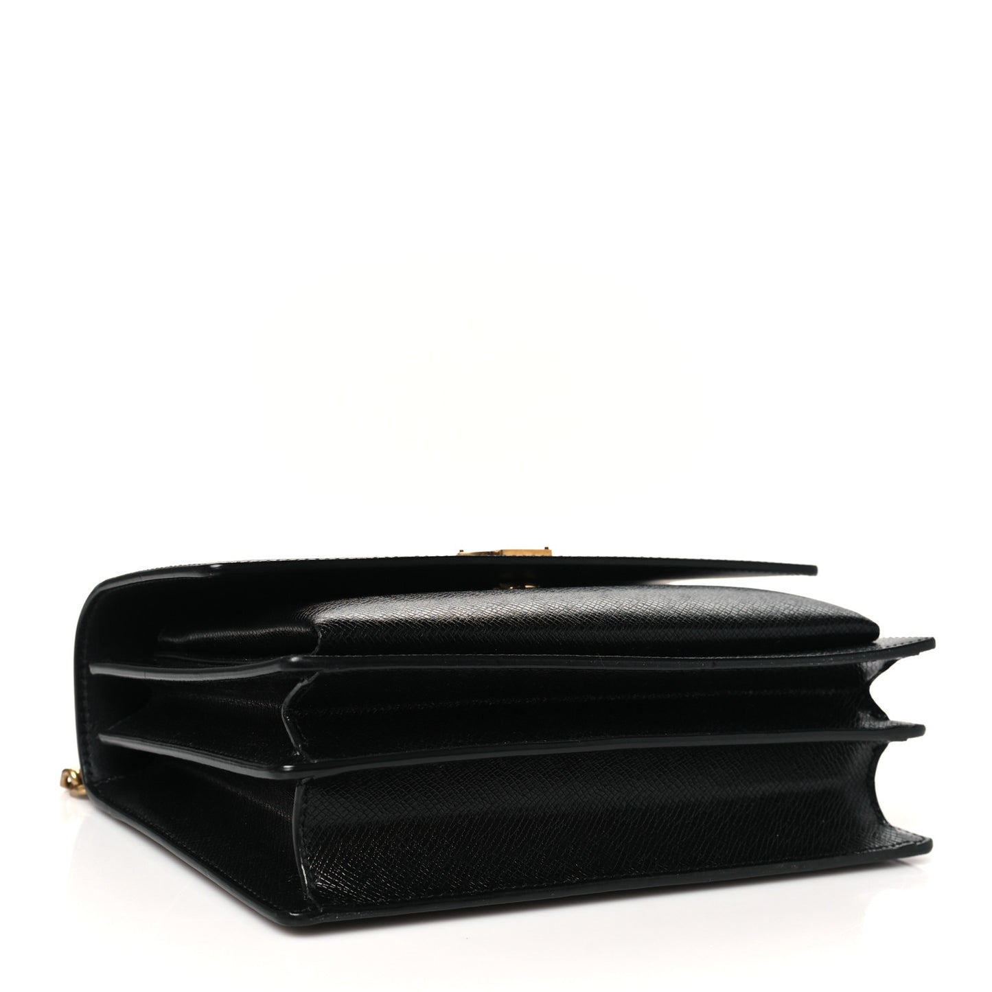 Coated Bark Calfskin Medium Monogram Sunset Black