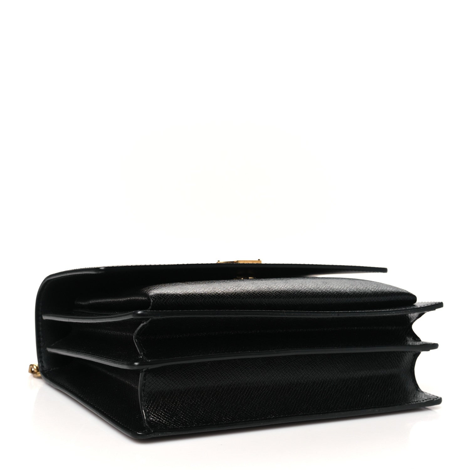 Saint Laurent Coated Bark Calfskin Medium Monogram Sunset Black 4 of 10