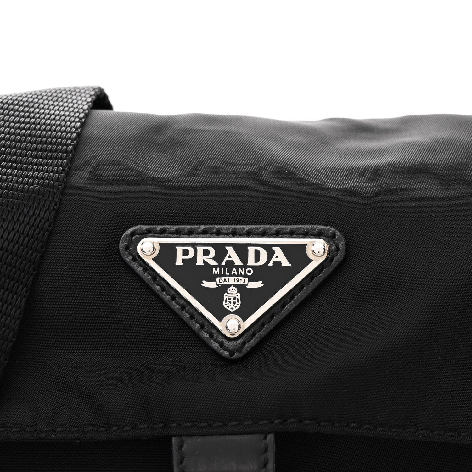 Prada Nylon Vela Messenger Black 8 of 10