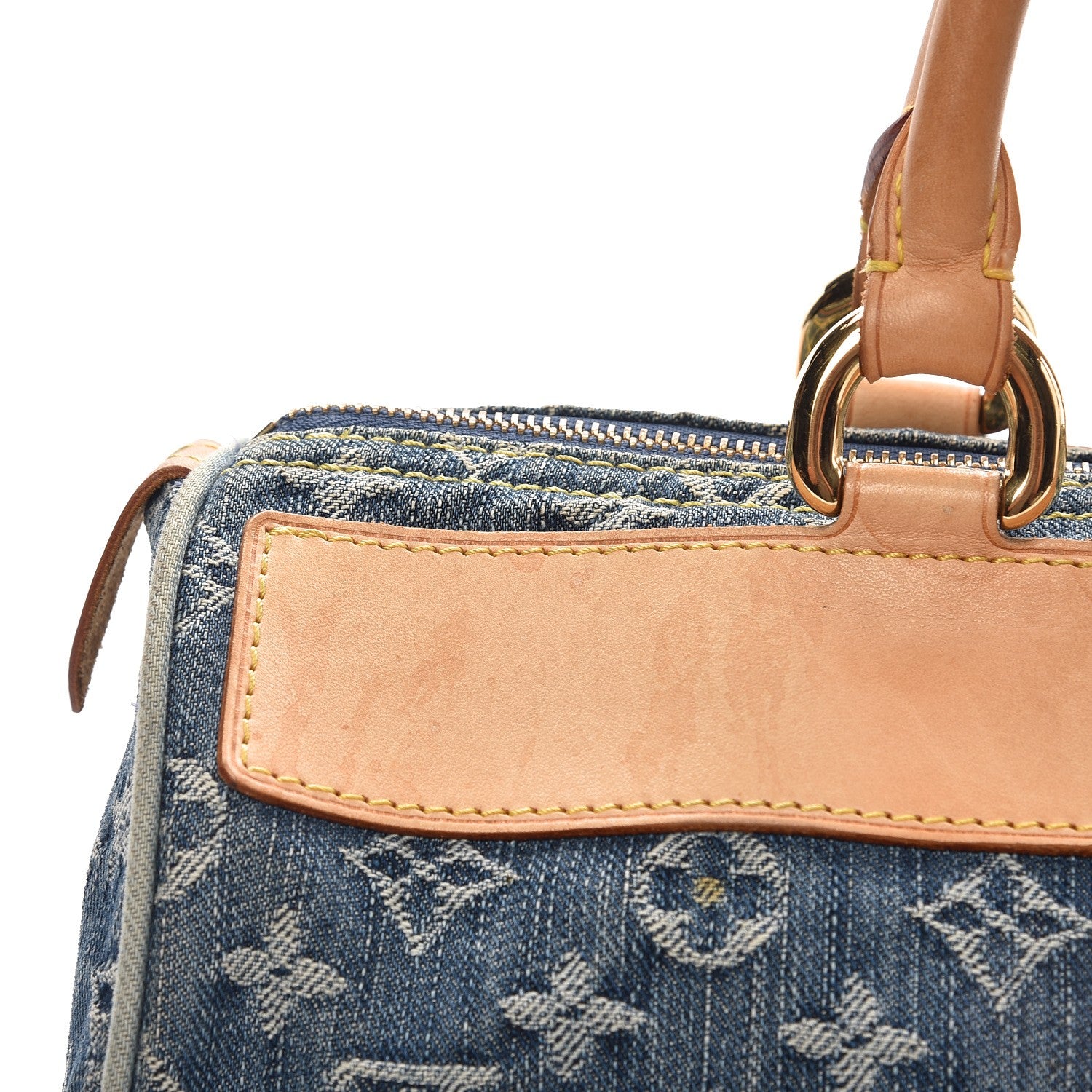 Louis Vuitton Monogram Denim Neo Speedy Blue 9 of 13