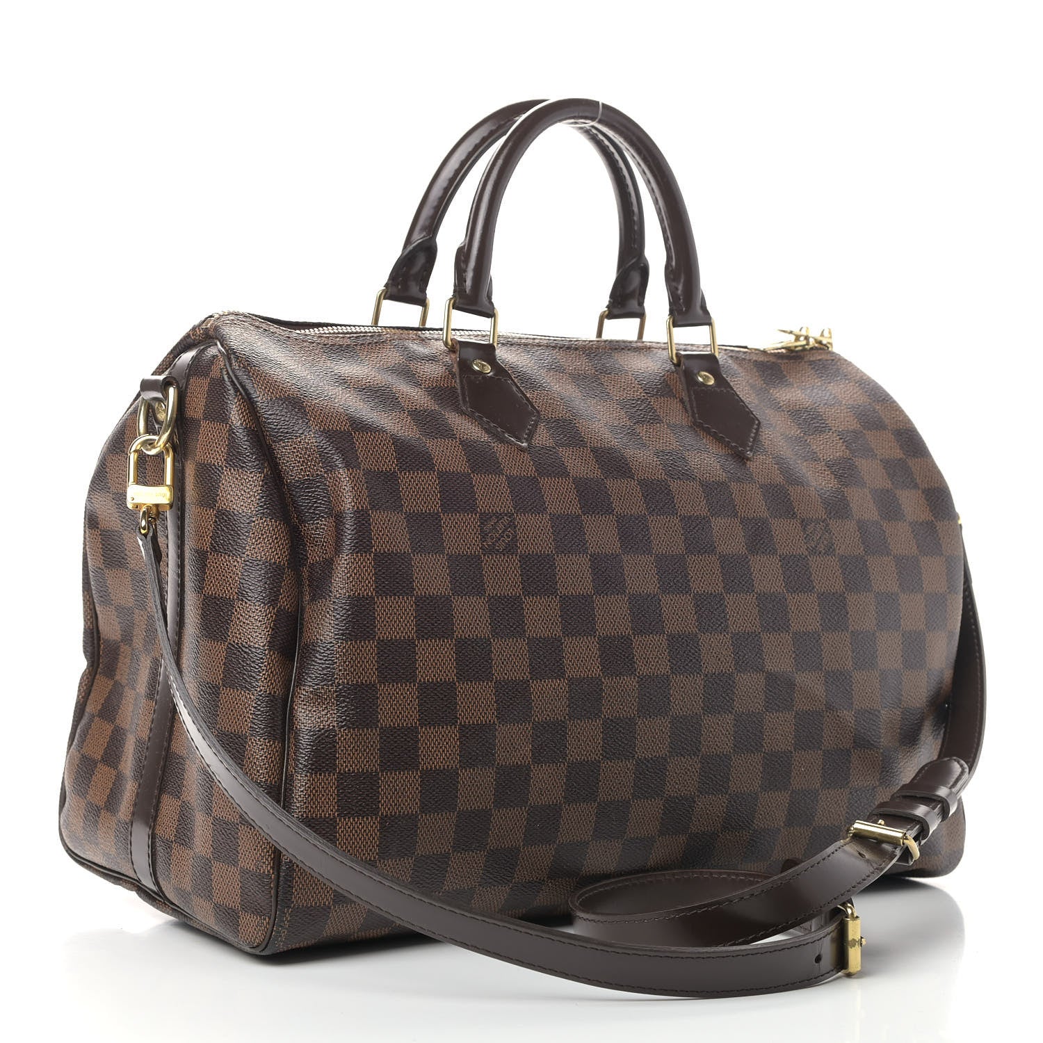 Louis Vuitton Damier Ebene Speedy Bandouliere 35 2 of 8