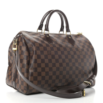 Louis Vuitton Damier Ebene Speedy Bandouliere 35 2 of 8
