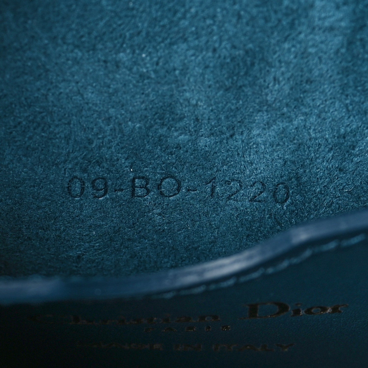 Christian Dior Box Calfskin Medium Bobby Flap Blue 7 of 9