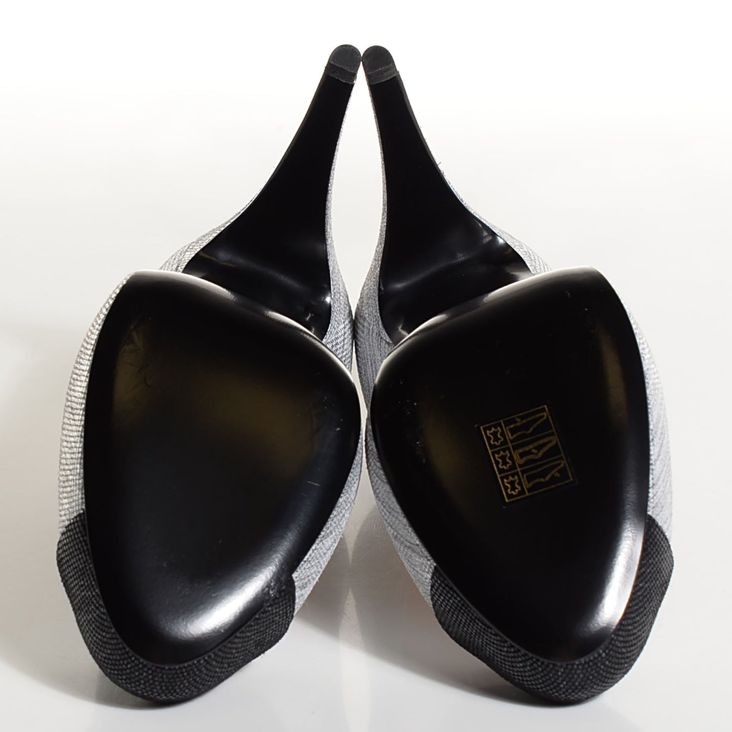 Crystal CC Cap Toe Pumps 40 Black