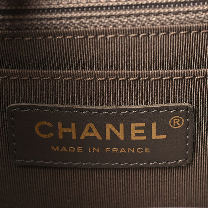 Chanel Calfskin Chevron Quilted Large Statement Flap Khaki 6 of 9