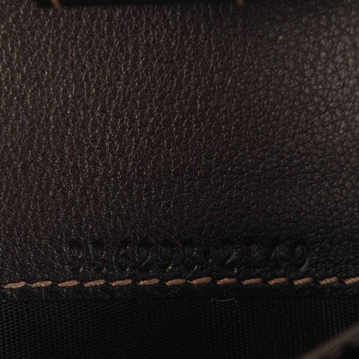 GG Supreme Monogram Travel Document Case Dark Brown