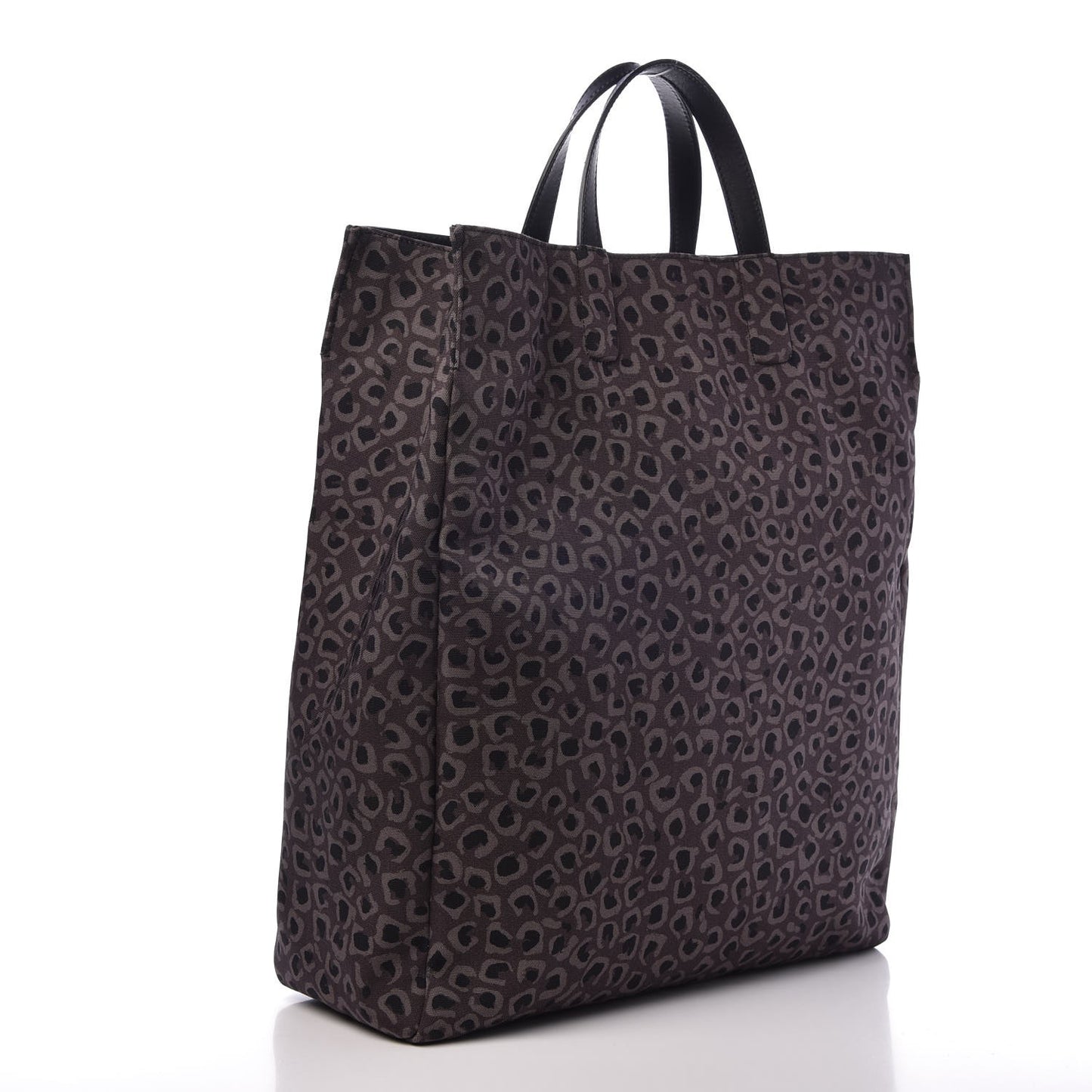 Canvas G-Active Leopard Vertical Tote Grey