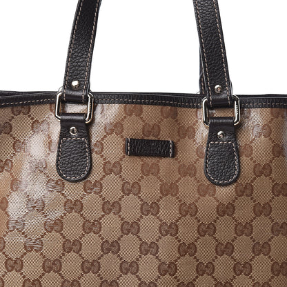 Gucci Crystal Monogram Joy Tote Dark Brown 10 of 10