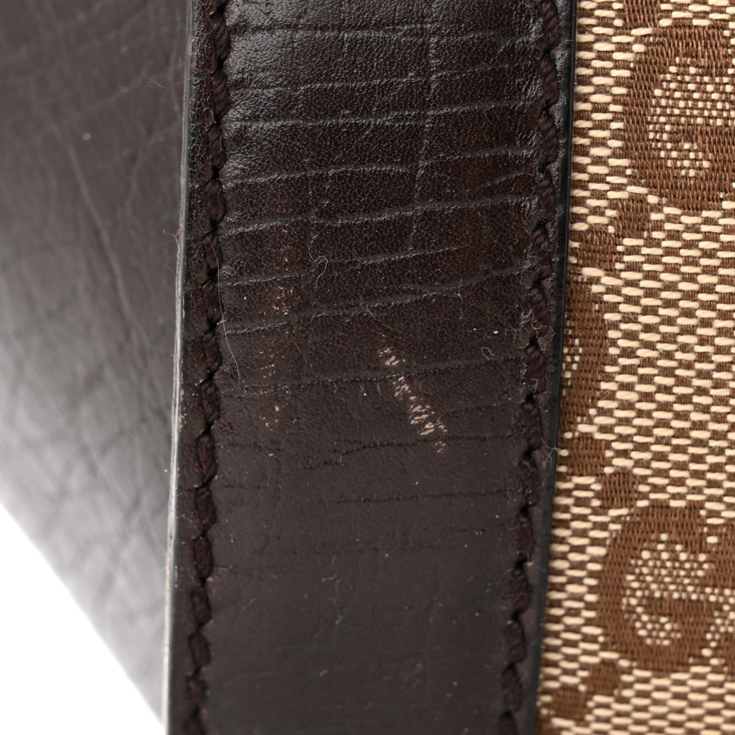 Gucci Monogram Bamboo Bullet Bag Dark Brown 11 of 14
