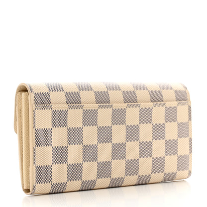 Louis Vuitton Damier Azur Sarah Wallet NM 3 of 8