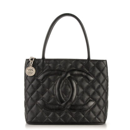 Chanel Caviar Quilted Medallion Tote Black 1 of 7
