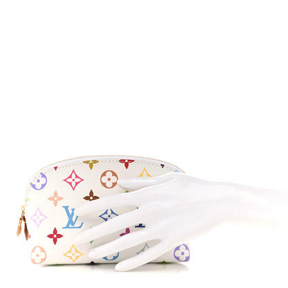 Louis Vuitton LV x TM Monogram Multicolor Cosmetic Pouch PM White 2 of 7