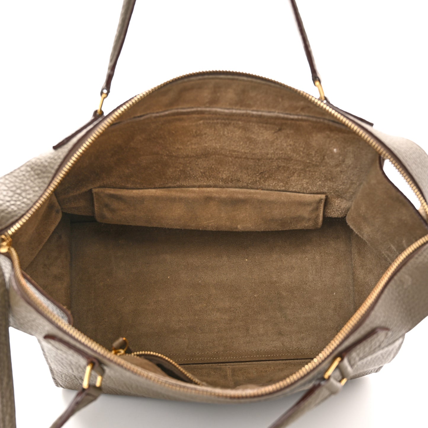Bullhide Calfskin Small Ring Bag Souris