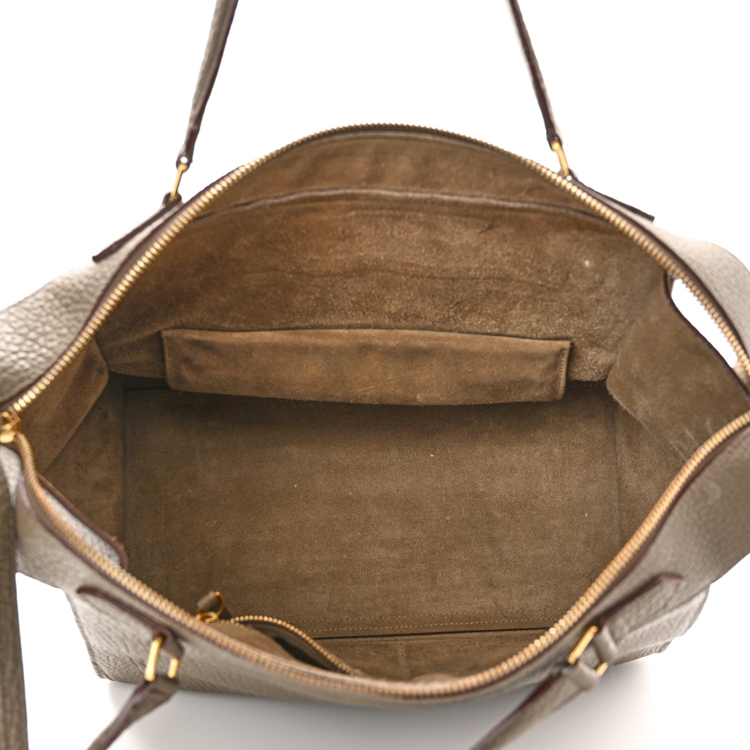 Celine Bullhide Calfskin Small Ring Bag Souris 5 of 17